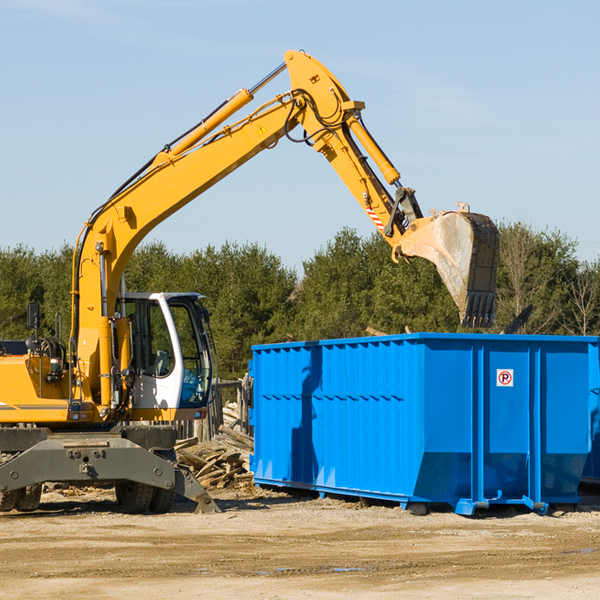 are there any restrictions on where a residential dumpster can be placed in Mapleton Oregon